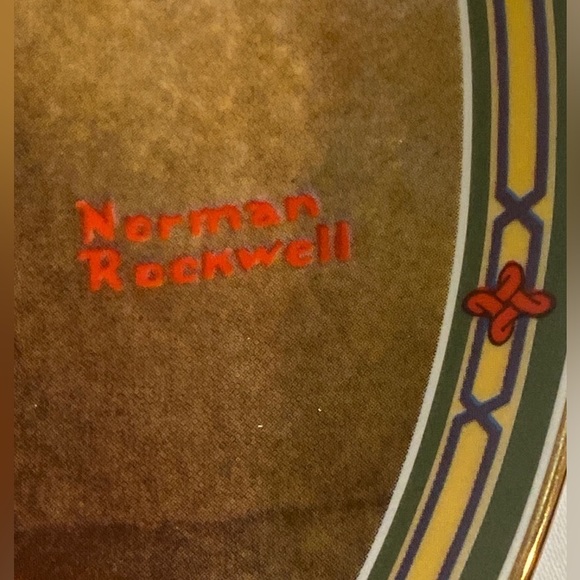 Norman Rockwell’s A Young Girl’s Dream Collectible Plate - Picture 2 of 7